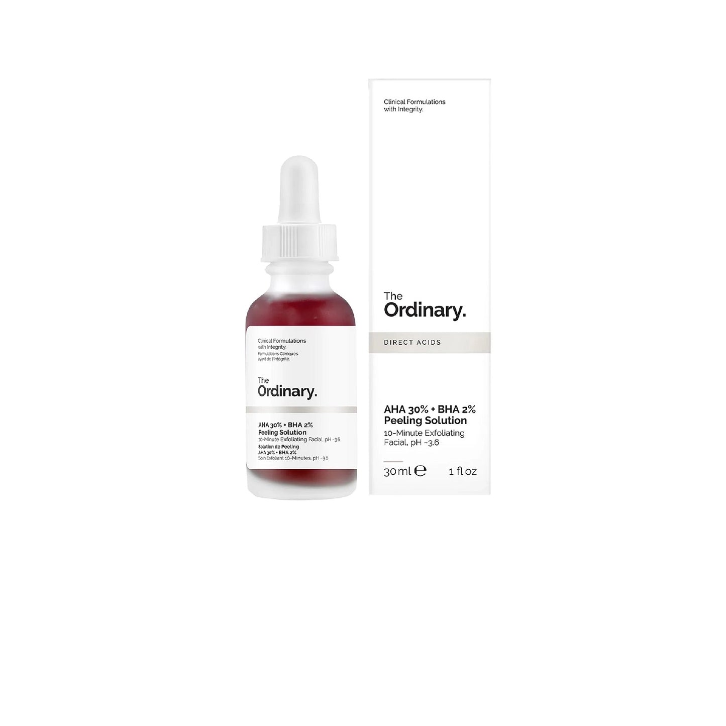 The Ordinary AHA 30% + BHA 2% Peeling Solution